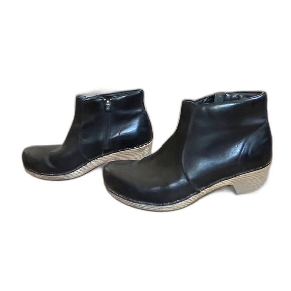 Dansko Black Maria Bootie Clog Ankle Boot Shoes   Women's Size EU 41 US 10.5 - Picture 5 of 7